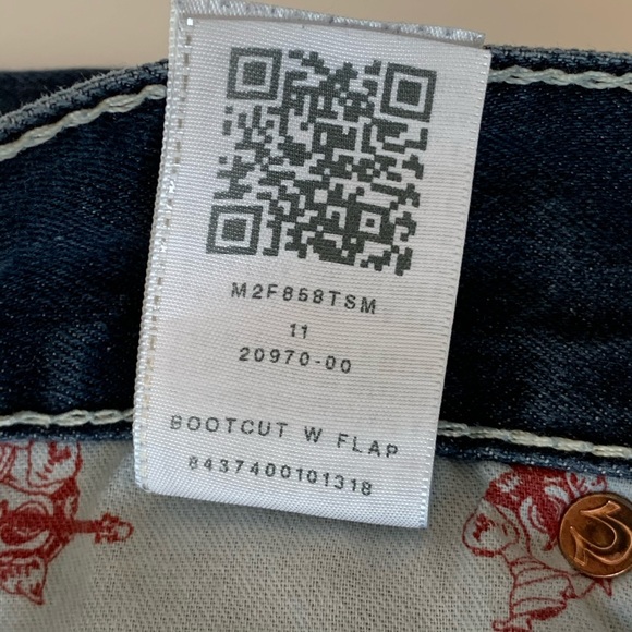 **SOLD** True Religion Mens Boot Cut Jeans Size 40 - Picture 7 of 7